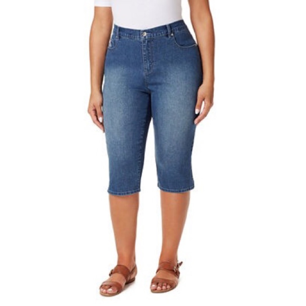 Gloria Vanderbilt Perfect Fit Plus Size Capris